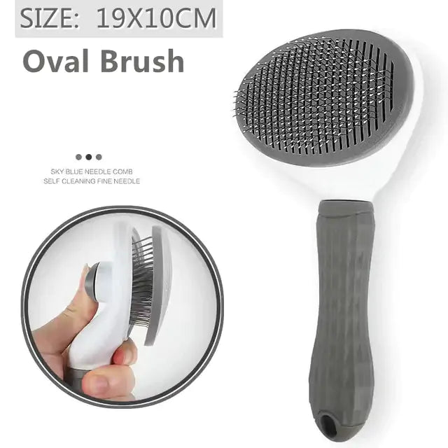 EasyGroom Self-Cleaning Pet Brush