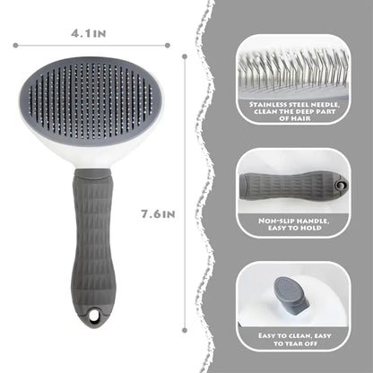 EasyGroom Self-Cleaning Pet Brush