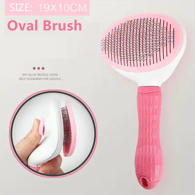 EasyGroom Self-Cleaning Pet Brush