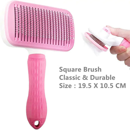 EasyGroom Self-Cleaning Pet Brush