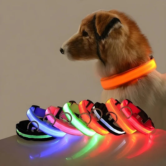 GlowGuard LED Dog Collar